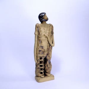 Soldier sculpture, Figure, Ceramic figurine, Ceramic sculpture, Clay sculpture, Ceramics, Ceramics and pottery, Art, Gift for him, Israel image 3