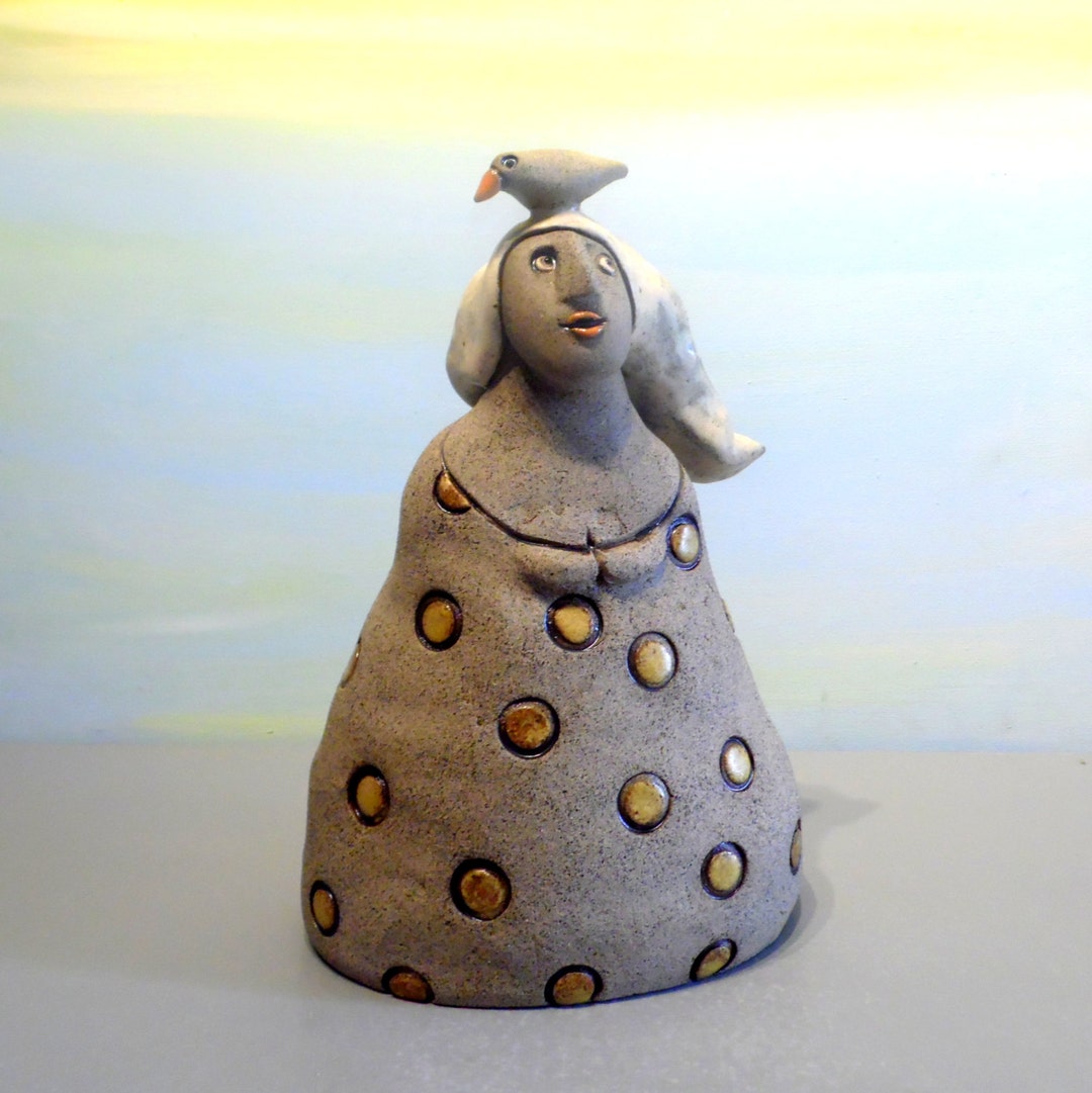 布引焼 女性 陶芸 置物 オブジェ 布引焼 女性 陶芸 置物 オブジェ