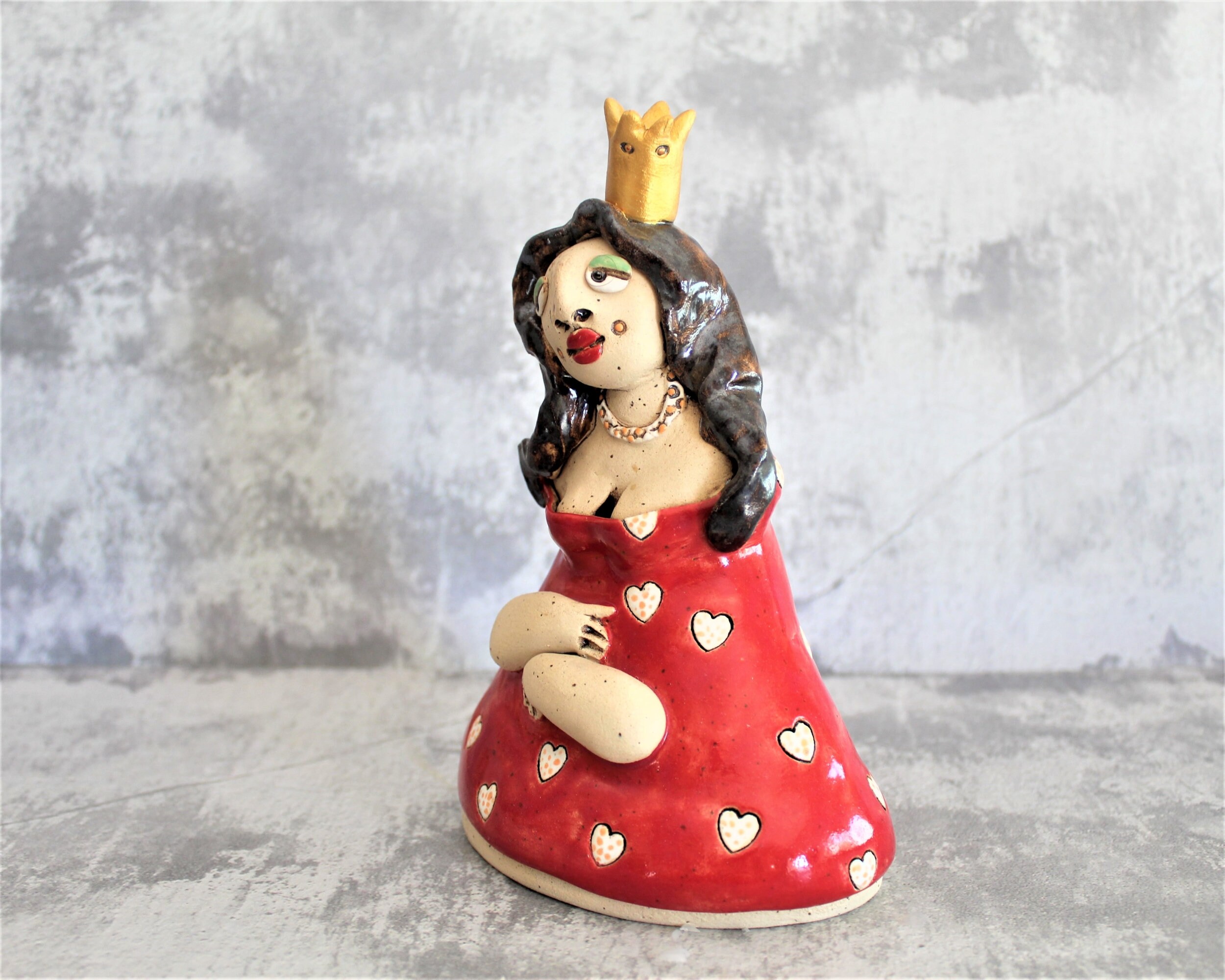 Princess Sculpture, Ceramic Figurine, Princess Figurine, Fine Art ...