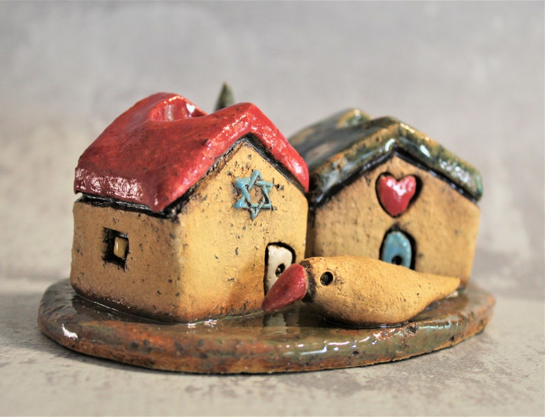 Jewish wedding gift Shabbat candle holders