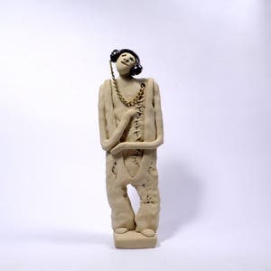Modern contemporary art, Ceramic figurine, Ceramic sculpture, natural sculpture, Ceramics, Ceramics and pottery, Art, Cool art, Artiste,