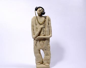 Modern contemporary art, Ceramic figurine, Ceramic sculpture, natural sculpture, Ceramics, Ceramics and pottery, Art, Cool art, Artiste,