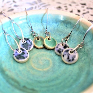 Ceramic Dangle Earrings, Ceramic Jewelry, Ceramic Earrings, Dangle Earrings, Unique Jewelry, Handmade Ceramic Earrings, Dangle Earrings