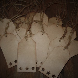 100 Gift Tags 3 X 1.75 Round Top Kraft Paper Gift Tag Large Brown Hang Tag  for Gifts, Crafts, Party, Price Tags 3 X 1.75 Inch 