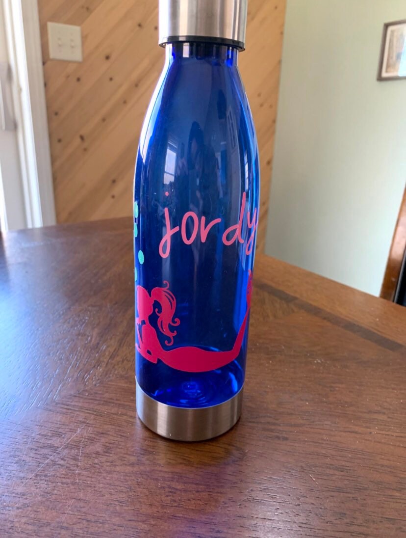 Custom Made Vinyl Water Bottle Decal Etsy