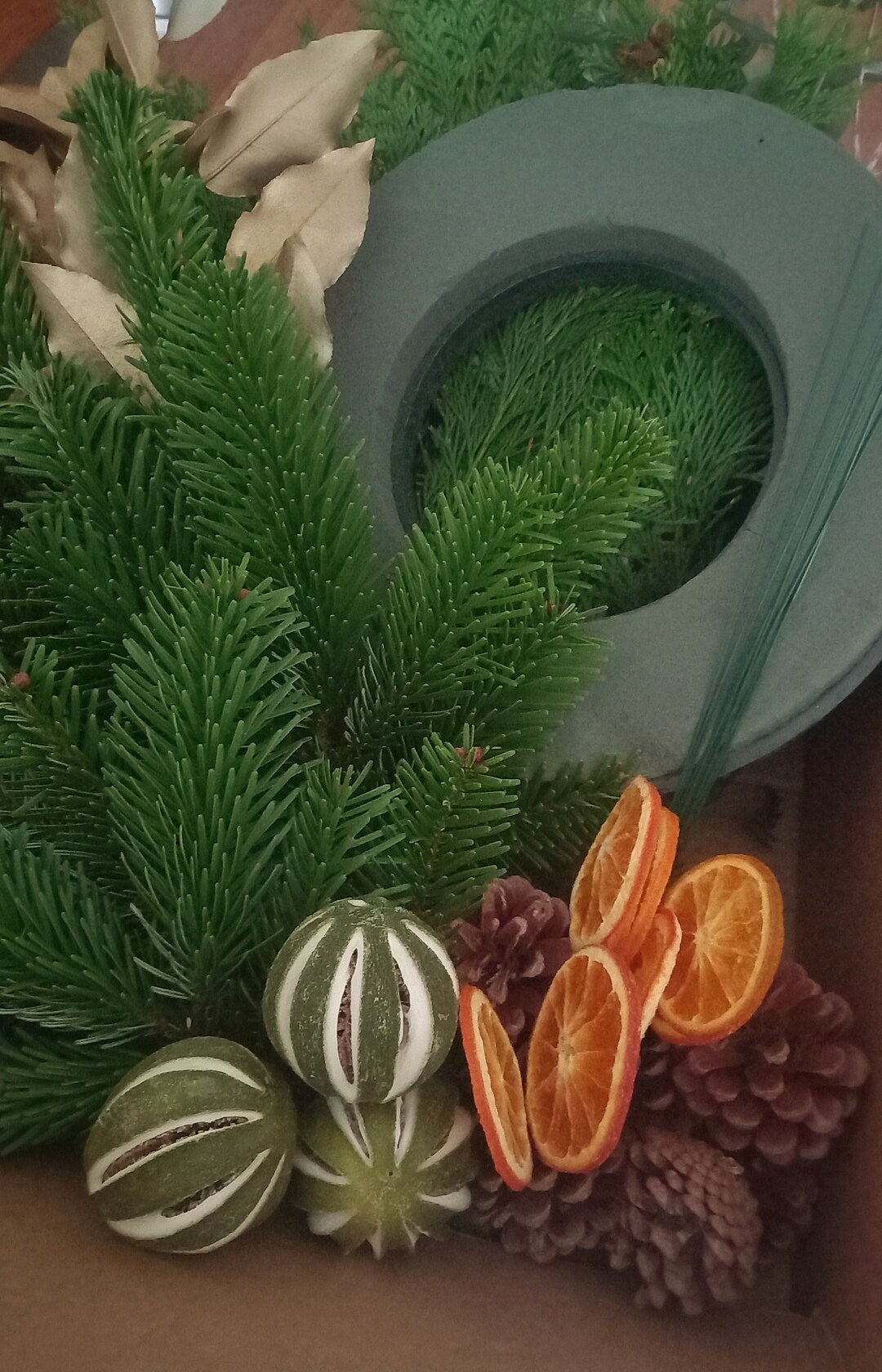 DIY Make Your Own Christmas Wreath Kit Complete Kit Etsy UK