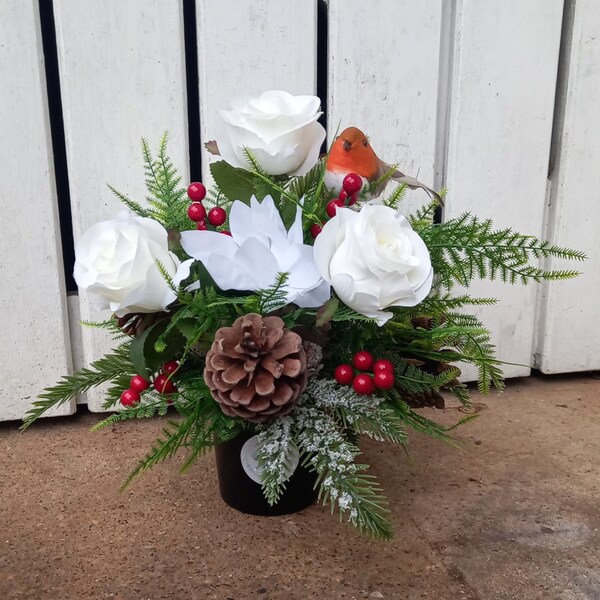 Silk Grave Flowers Etsy UK