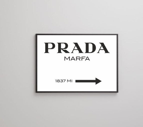 Prada marfa poster