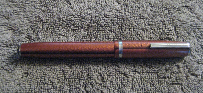 Bookkeeping Vintage Copper Colored Esterbrook \u201cJ\u201d Fountain Pen VG Condition Nib #1550 Firm EF