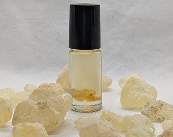 White Copal Oil with Immortelle ~ Copal-infused Oil ~ White Copal ~ Immortal Flower