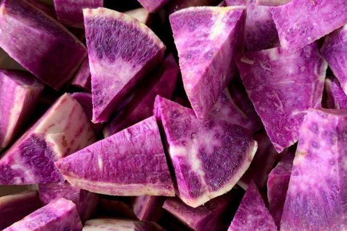 Purple Yam Live Plant - Etsy