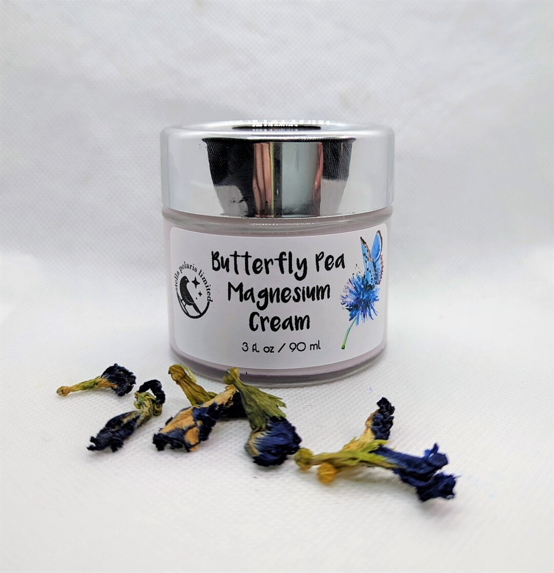Butterfly Pea Magnesium Cream 100 Natural Magnesium Therapy Natural