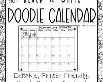 Calendar printable | Etsy