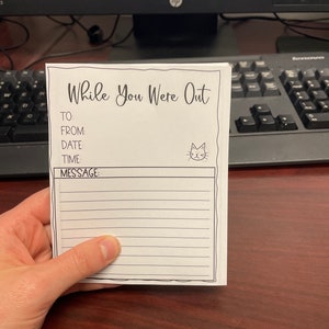 Phone Message Template