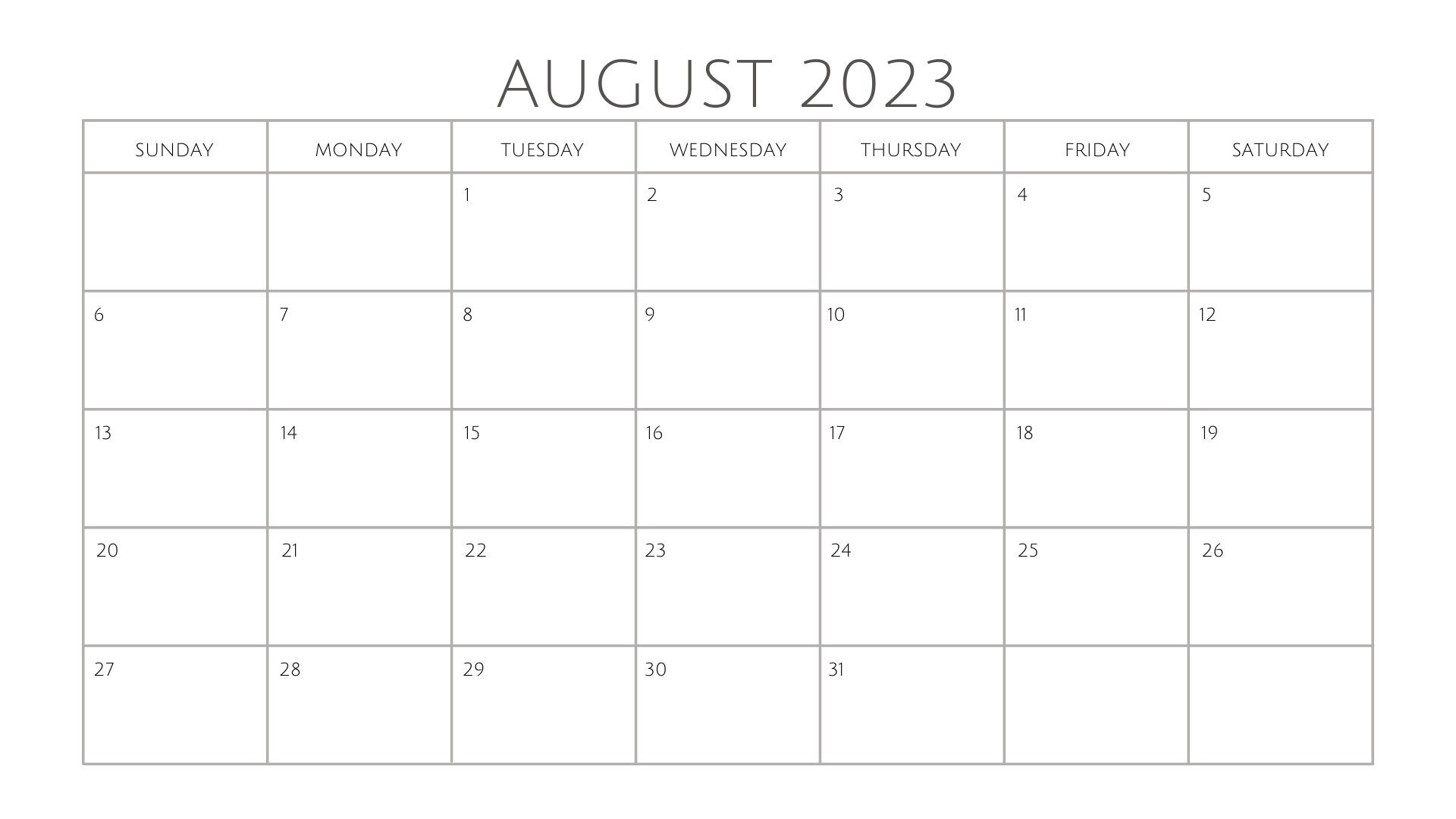 Calendar, Calendar Printable, White Calendar, Editable Calendar, - Etsy