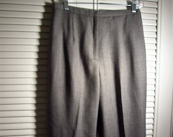 Pants 12, Pendleton Bankers Gray Wool Long Pants, Classic, Traditional Preppy Pants!  Vintage Find!  - see details