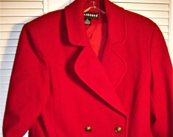 Coat 8, All Wool Three Quarter Peacoat, Double Breasted Seasonal
