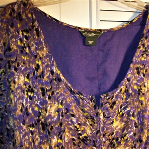 Dress 20, Eddie Bauer Cotton Summer Cooler, Vintage Loose W Back Tie To Cinch In, Lined Breezy Versatile Eddie Bauer, see details