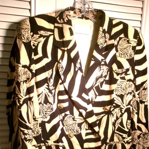 Dana Buchman Leather Jacket - Etsy