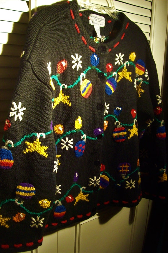 Sweater Small - Medium, Northern Isles Holiday Ha… - image 3