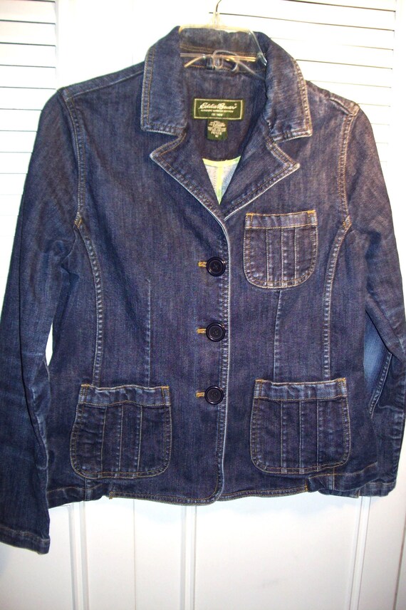 Eddie bauer jean jacket hot sale