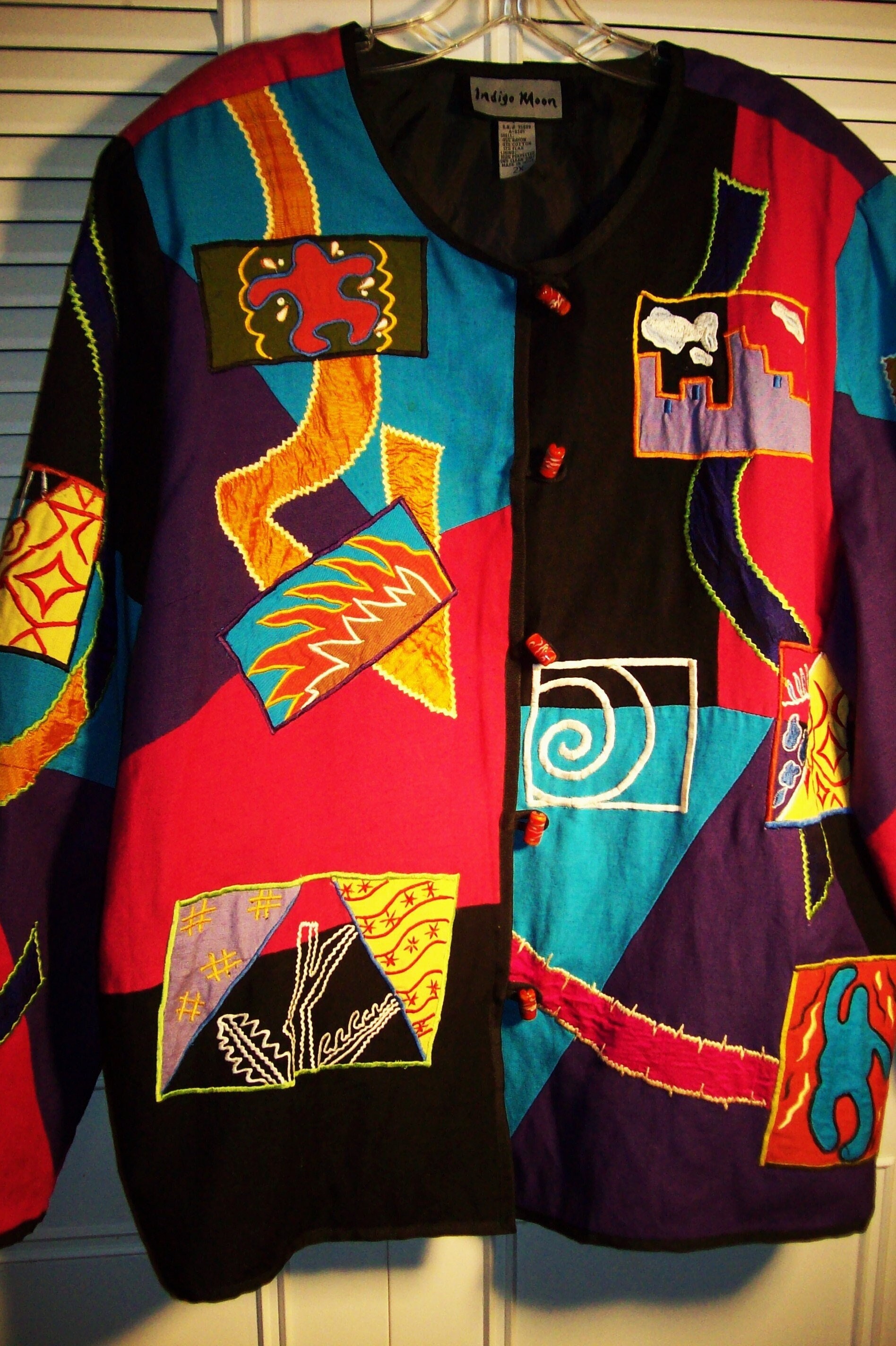 Jacket XXL, Indigo Moon Vivid Novel Cotton Jacket! FIVE STAR