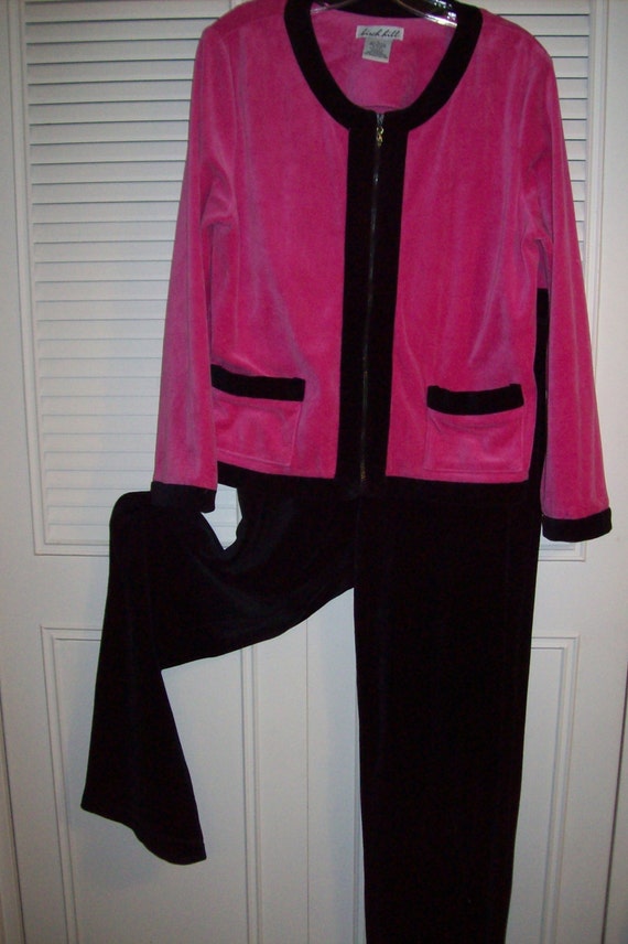 Lounge Outfit, Jog Suit, Velour Two Pieced Really… - image 1