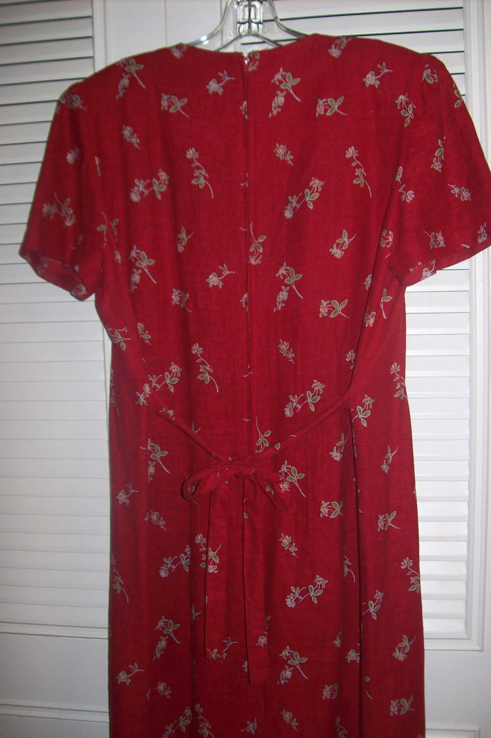 Vintage Miss Dorby Maxi Prairie Preppy Classic Red Linen - Etsy