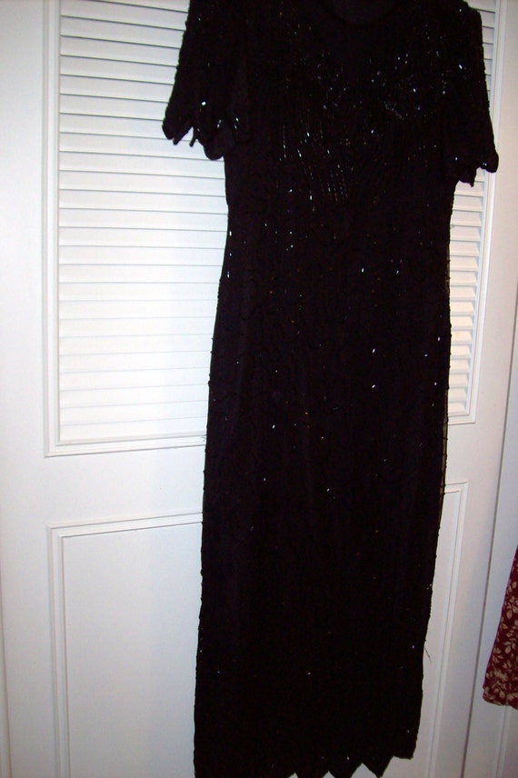 Dress 10 - 12,  All Eyes! Evening Party Maxi Bead… - image 5