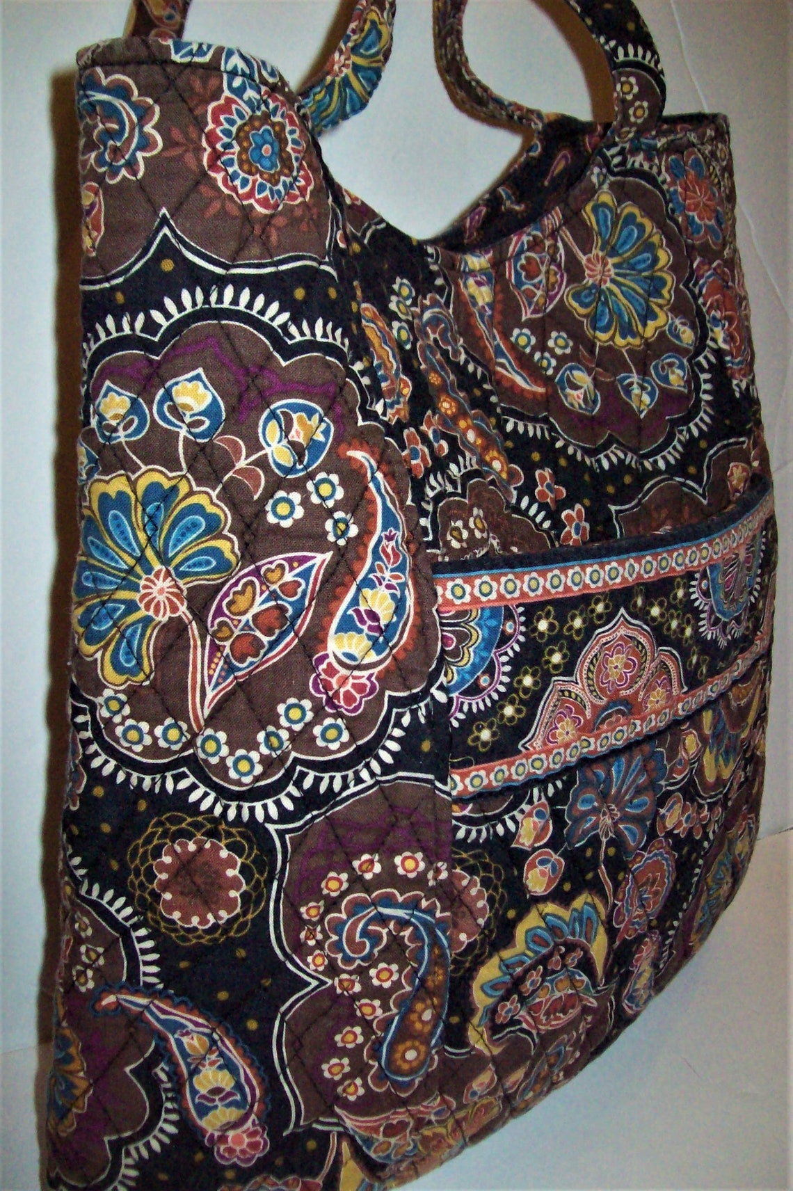 Vera Bradley Tote Large Deep Retired Pattern Perfect Etsy