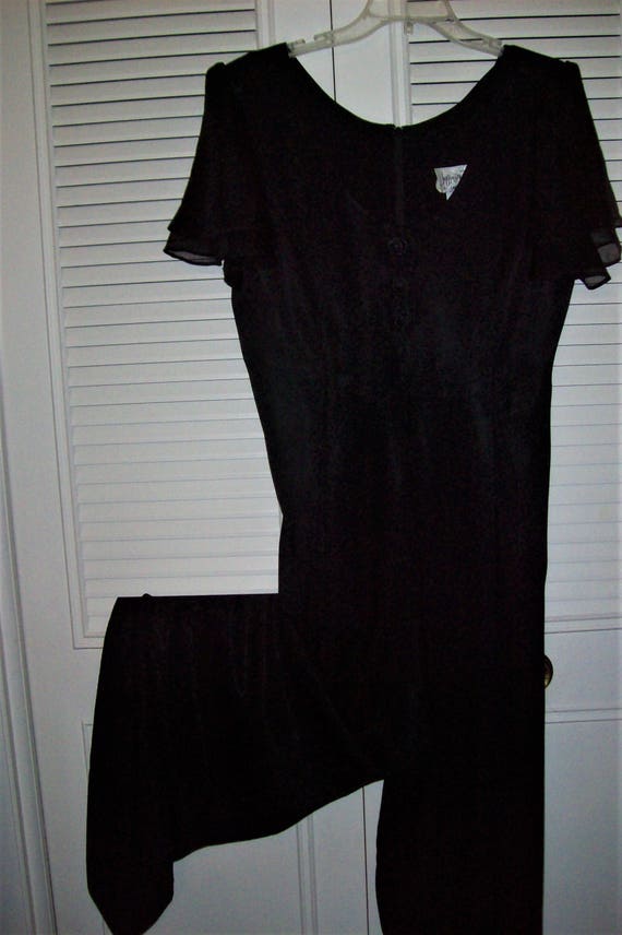 black dressy jumpsuit