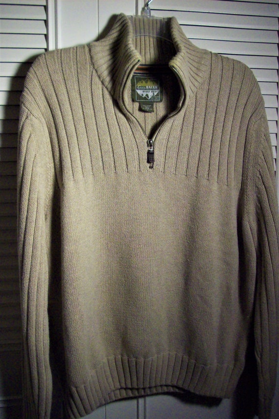 Sweater Medium - Large, Eddie Bauer Knitted Cotto… - image 1