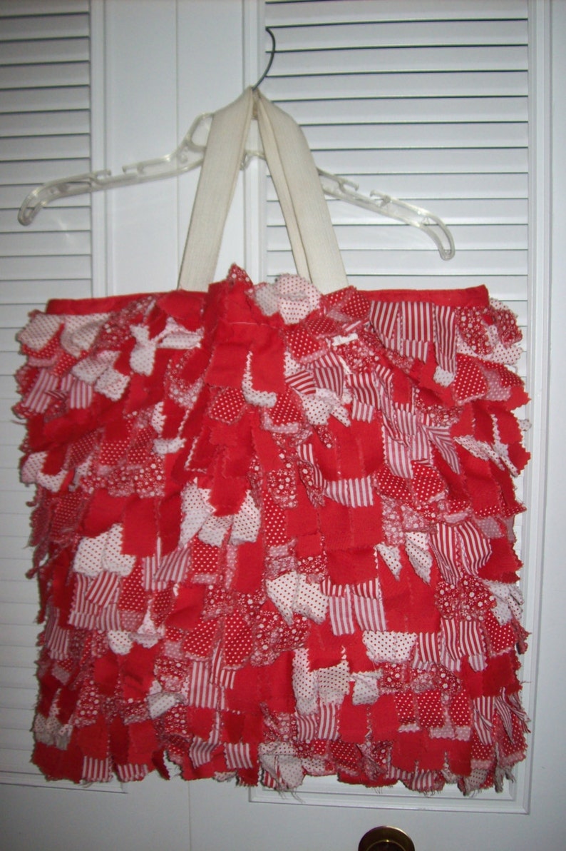 diaper bag sport bag huge zippered red and white fun tote purse Red tote bag beach bag 20 x 20