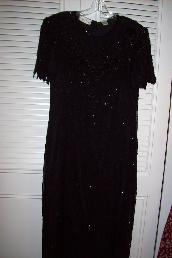 Dress 10 - 12,  All Eyes! Evening Party Maxi Bead… - image 2