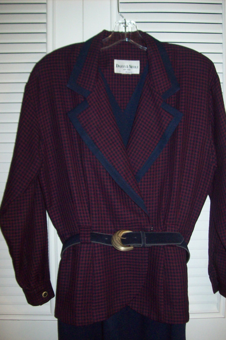 Dress and Jacket, 12, Vintage Danny & Nicole Career Jacket Dress for Women Size 12 Neat business find image 3