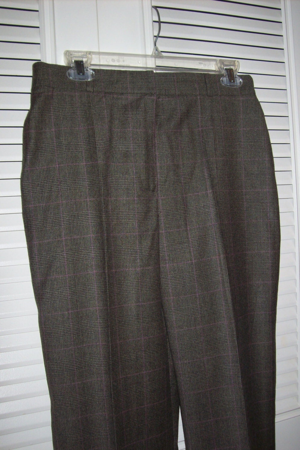 Pants 10, FIVE STAR Vintage Rena Lange Glen Plaid Great Wool Pants Size ...