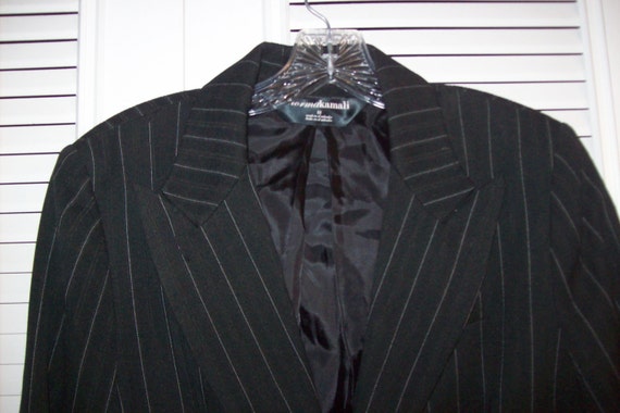 Blazer 8, Jacket 10,  Norma Kamali Grey Gray Clas… - image 4