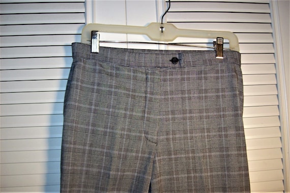 Haggar plaid pants sale