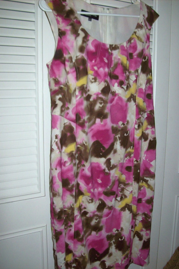 Dress 12, Vintage Silky Sheath or Shift Dress  - … - image 2