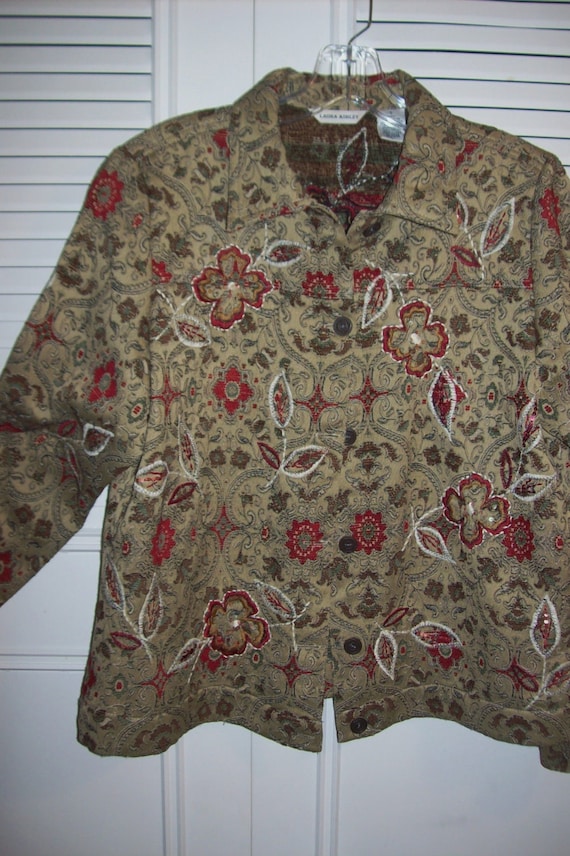 Jacket 10, Blazer 10,  Tapestry Brocade Embroider… - image 1