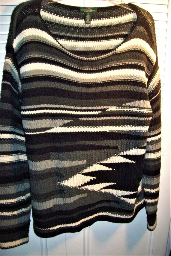 Sweater Medium - Large, Ralph Lauren Knitted Pull… - image 2