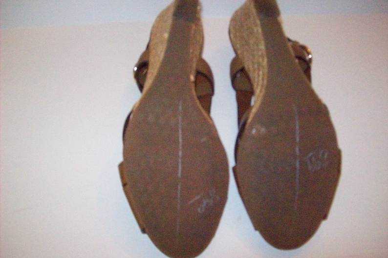 Shoes 9, Espadrilles, Antonio Melani Italian Made Designer FIVE STAR Wedge Heel Leather Espadrilles Shoes, see details image 6