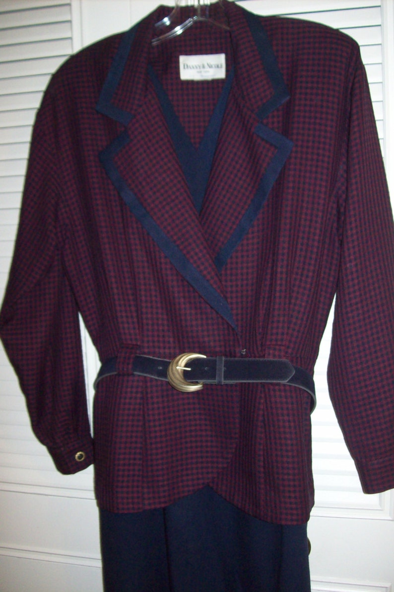 Dress and Jacket, 12, Vintage Danny & Nicole Career Jacket Dress for Women Size 12 Neat business find image 1