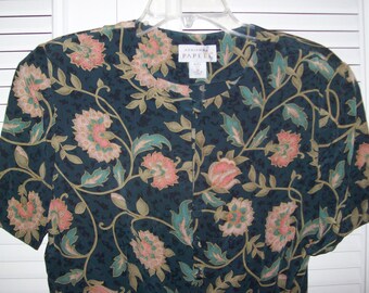 Dress 10, Adrienne Papell Silk Stunning Slate Swagged, SideTie Dress see details