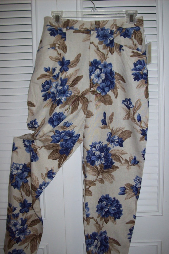 Pants 8, Vintage Adrienne Vittadini Fantastic Linen/Cotton Pants Oh so  beautiful !!!Size 8