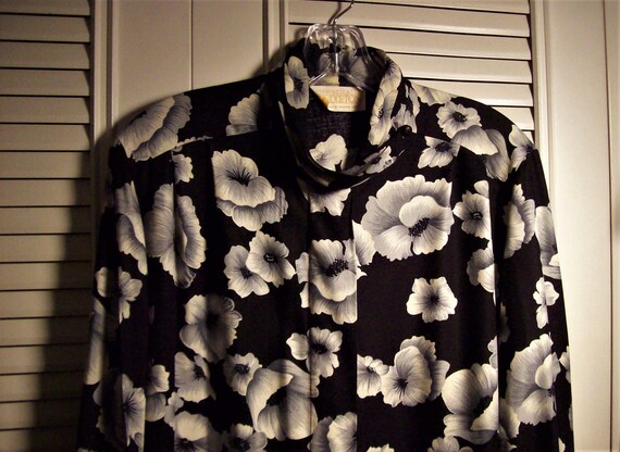 Blouse 14, Large, Pendleton Cotton Suit Blouse, O… - image 3