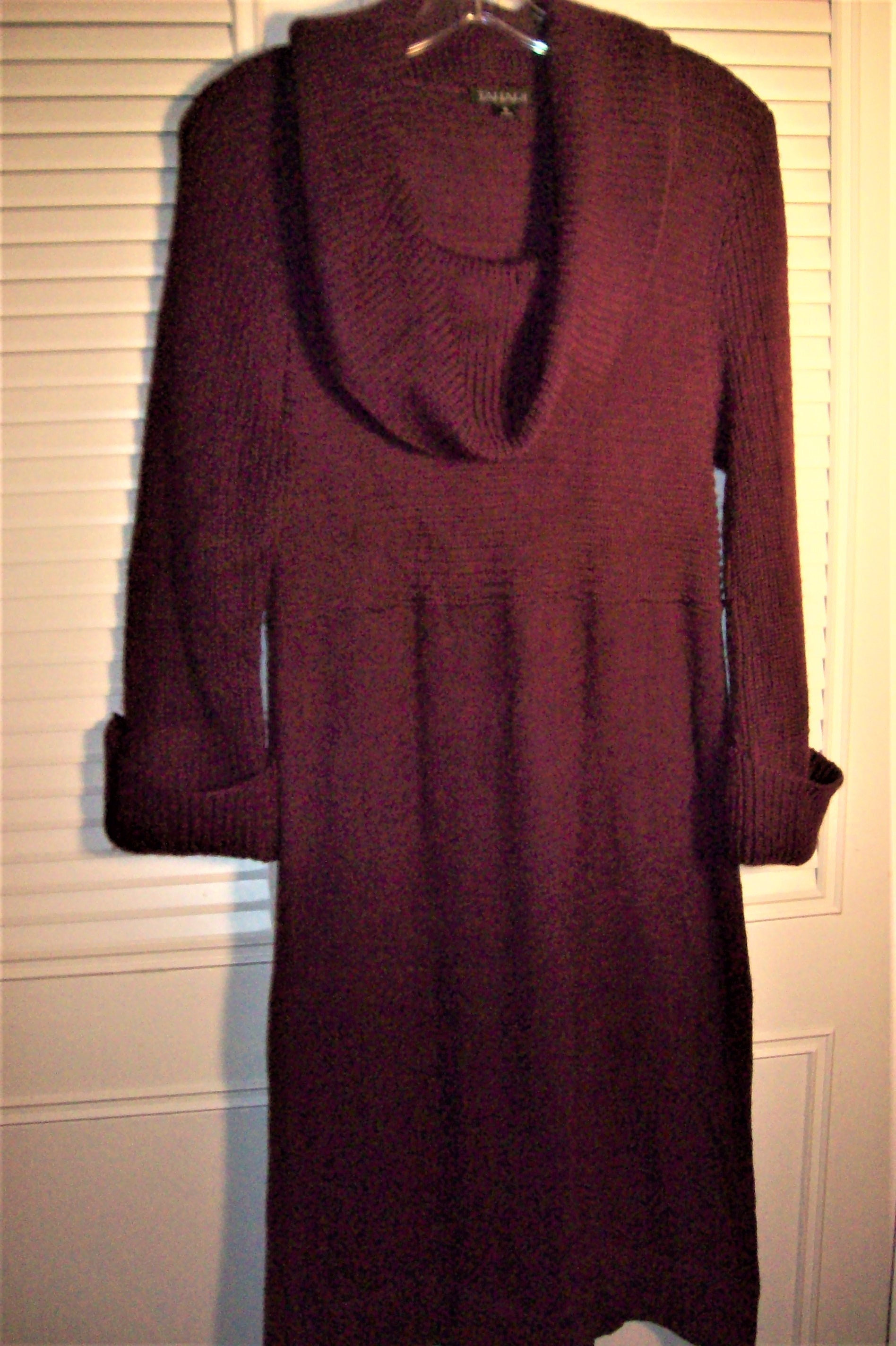 tahari sweater dress