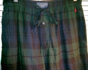 Polo Ralph Lauren Men's Pajama Bottoms.  Medium, Cotton Elastic Waist