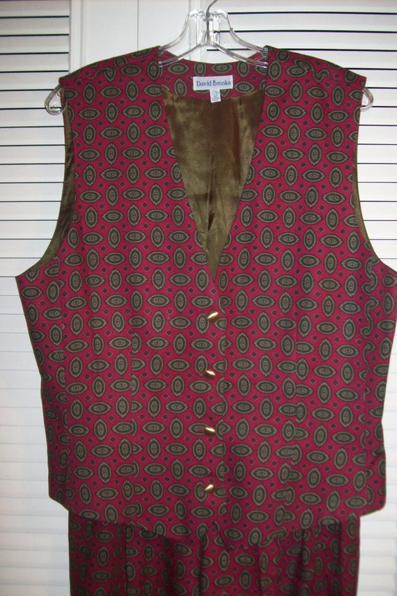 Vest 12,  Two Pieced Vest and Pants. Smart Fun Ca… - image 4