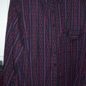 Dress XL, Two Pieced Maxi Dress Khazana Wonderful Paisley Striped Cotton Transitional Outfit XL image 3